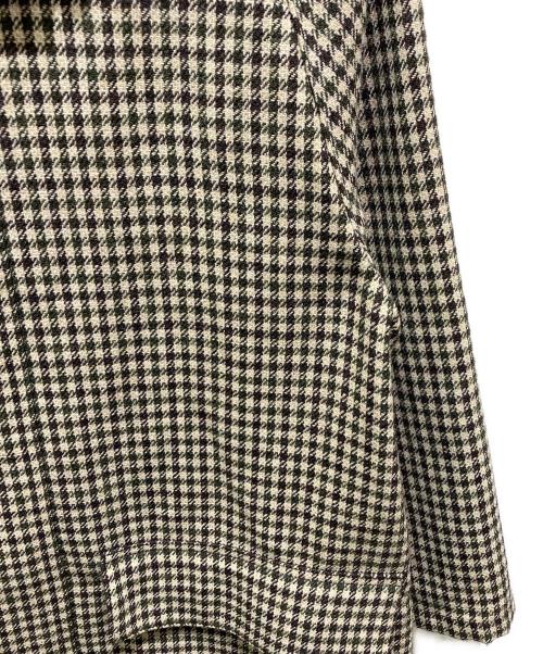 Barbour（バブアー）Barbour (バブアー) ガンクラブチェックロングコート ベージュ サイズ:10の古着・服飾アイテム