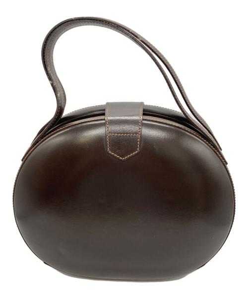 LOEWE（ロエベ）LOEWE (ロエベ) ラウンド型ハンドバッグ ブラウンの古着・服飾アイテム