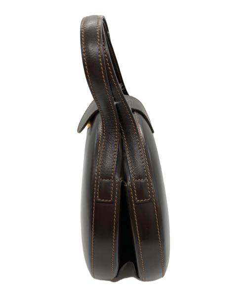 LOEWE（ロエベ）LOEWE (ロエベ) ラウンド型ハンドバッグ ブラウンの古着・服飾アイテム