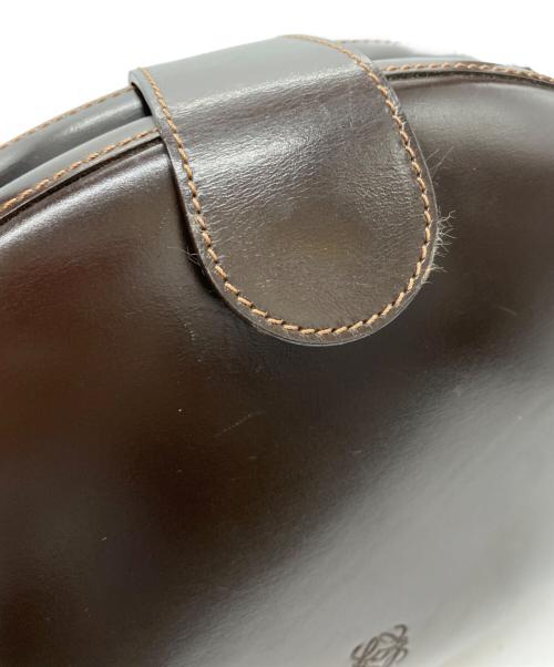 LOEWE（ロエベ）LOEWE (ロエベ) ラウンド型ハンドバッグ ブラウンの古着・服飾アイテム