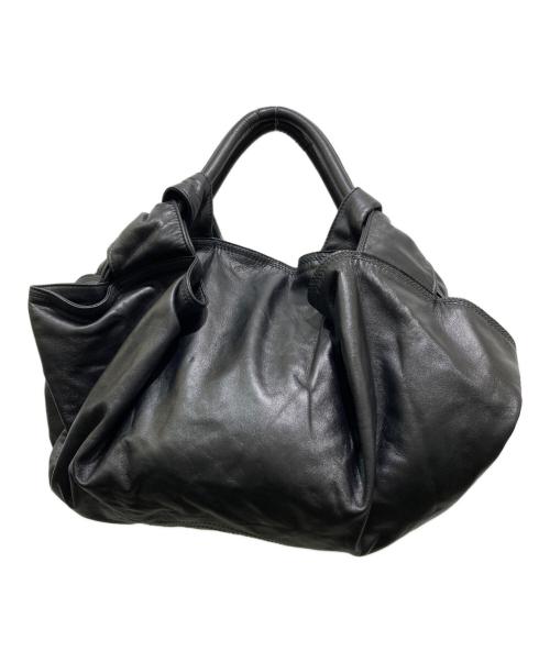 LOEWE（ロエベ）LOEWE (ロエベ) ナッパアイレレザーハンドバッグ ブラックの古着・服飾アイテム