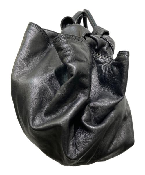 LOEWE（ロエベ）LOEWE (ロエベ) ナッパアイレレザーハンドバッグ ブラックの古着・服飾アイテム