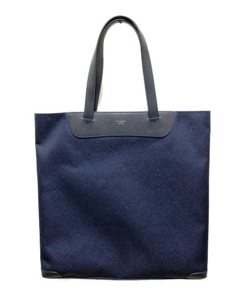 PELLE MORBIDA（ペッレモルビダ）PELLE MORBIDA (ペッレモルビダ) トートバッグ ネイビーの古着・服飾アイテム