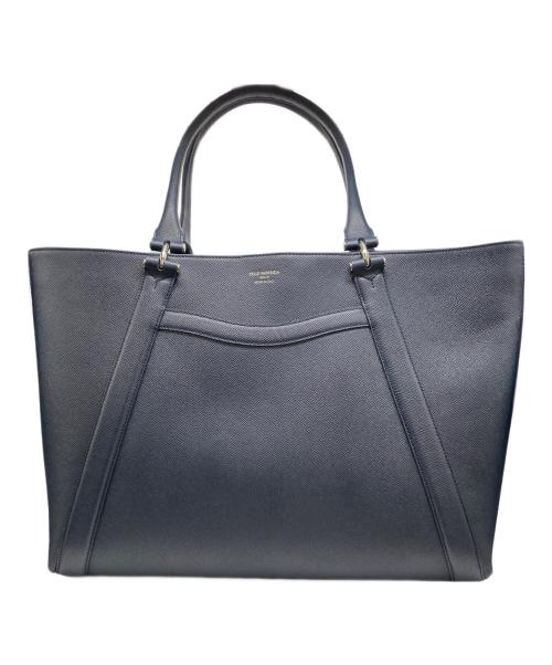 PELLE MORBIDA（ペッレモルビダ）PELLE MORBIDA (ペッレモルビダ) DECK NINE （デッキナイン トートバッグ） ネイビーの古着・服飾アイテム