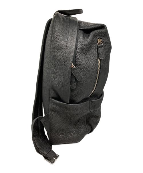 ACATE（アカーテ）ACATE (アカーテ) カーフ シュリンクレザー バックパック ブラックの古着・服飾アイテム