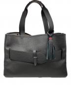 ACATEアカーテ）の古着「ETERNO （エテルノ　レザートートバッグ）」｜ブラック