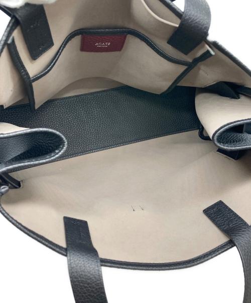 ACATE（アカーテ）ACATE (アカーテ) ETERNO （エテルノ　レザートートバッグ） ブラックの古着・服飾アイテム