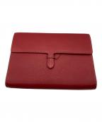 ACATEアカーテ）の古着「BREVAフラップクラッチバッグ」｜レッド