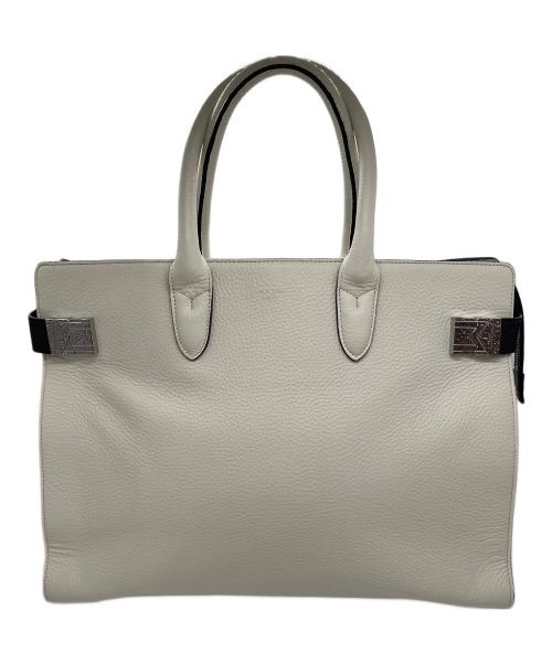 PELLE MORBIDA（ペッレモルビダ）PELLE MORBIDA (ペッレモルビダ) ボストンバッグ(Mサイズ) ホワイトの古着・服飾アイテム