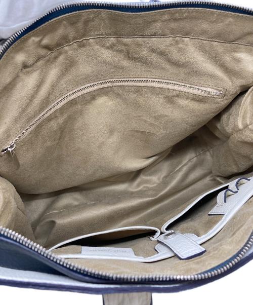 PELLE MORBIDA（ペッレモルビダ）PELLE MORBIDA (ペッレモルビダ) ボストンバッグ(Mサイズ) ホワイトの古着・服飾アイテム