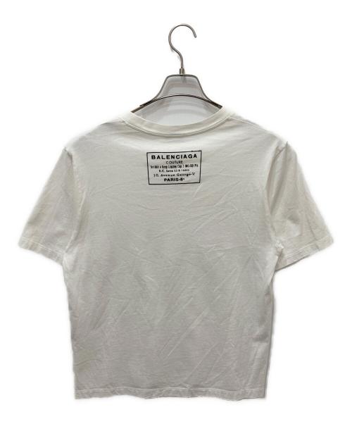 BALENCIAGA（バレンシアガ）BALENCIAGA (バレンシアガ) バックロゴカットソー ホワイト サイズ:XLの古着・服飾アイテム