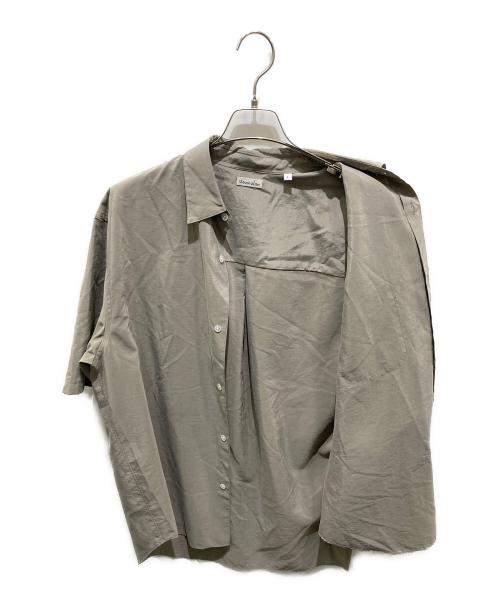 STEVEN ALAN（スティーブンアラン）STEVEN ALAN (スティーブンアラン) SOKTAS A/DRESS REGULAR COLLAR SHORT SLEEVE SHIRT-LOOSE グレー サイズ:Ｌの古着・服飾アイテム