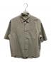STEVEN ALAN（スティーブンアラン）の古着「SOKTAS A/DRESS REGULAR COLLAR SHORT SLEEVE SHIRT-LOOSE」｜グレー