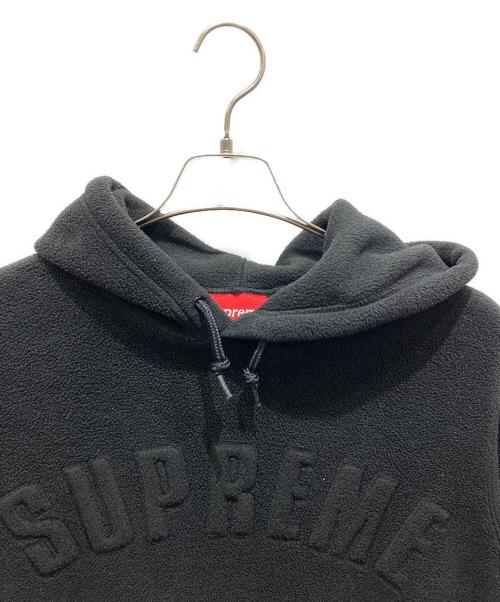 SUPREME（シュプリーム）SUPREME (シュプリーム) POLARTEC Hooded Sweatshirt　ポーラテックフーデッドスウェットシャツ ブラック サイズ:Sの古着・服飾アイテム