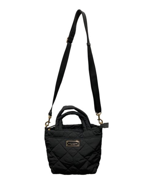 MARC JACOBS（マークジェイコブス）MARC JACOBS (マークジェイコブズ) キルティング2WAYバッグ ブラックの古着・服飾アイテム