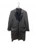 SUNSEA（サンシー）の古着「REVERSIBLE SPECK LINEN COAT」｜ブラック