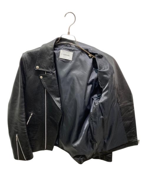 vivastudio（ビバスタジオ）vivastudio (ビバスタジオ) レザーライダースジャケット ブラック サイズ:Lの古着・服飾アイテム