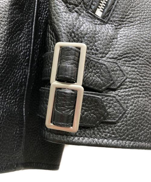 vivastudio（ビバスタジオ）vivastudio (ビバスタジオ) レザーライダースジャケット ブラック サイズ:Lの古着・服飾アイテム