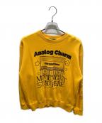 peateピート）の古着「クルーネックスウェット」｜イエロー