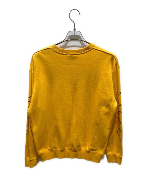 peate（ピート）peate (ピート) クルーネックスウェット イエロー サイズ:2の古着・服飾アイテム