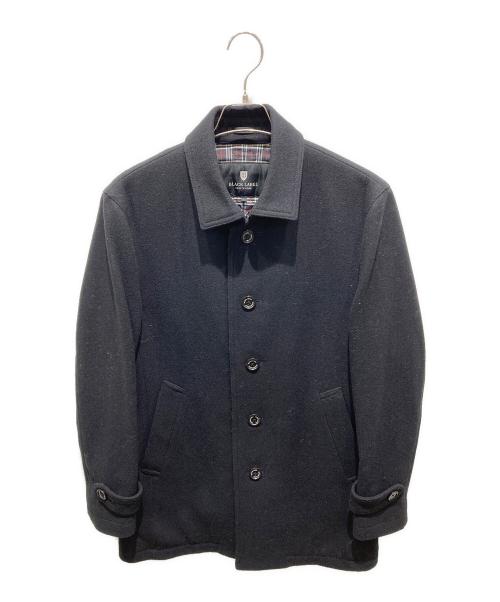 BLACK LABEL CRESTBRIDGE（ブラックレーベル クレストブリッジ）BLACK LABEL CRESTBRIDGE (ブラックレーベル クレストブリッジ) ステンカラーコート ブラック サイズ:Lの古着・服飾アイテム