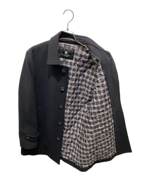 BLACK LABEL CRESTBRIDGE（ブラックレーベル クレストブリッジ）BLACK LABEL CRESTBRIDGE (ブラックレーベル クレストブリッジ) ステンカラーコート ブラック サイズ:Lの古着・服飾アイテム