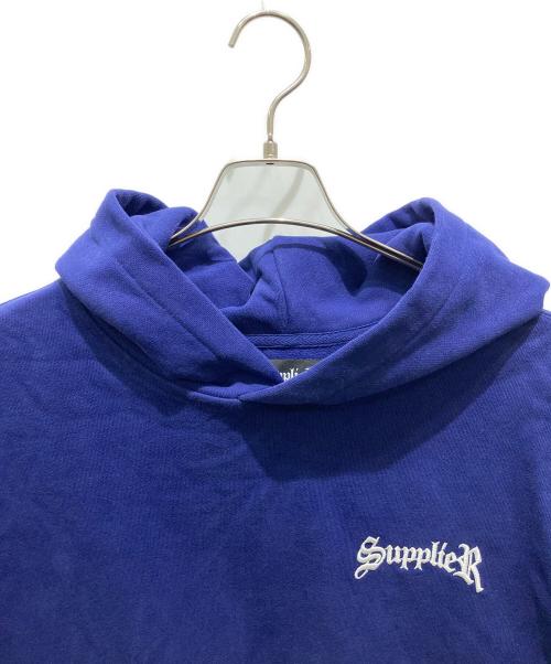 SUPPLIER（サプライヤー）SUPPLIER (サプライヤー) STUDS CROSS HOODIE ブルー サイズ:XLの古着・服飾アイテム