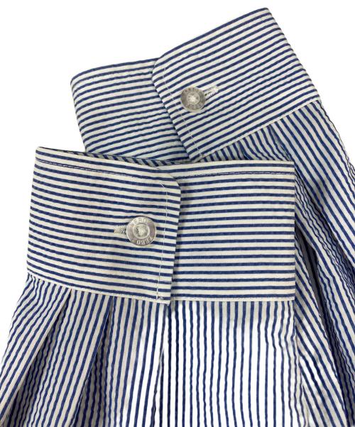 KEBOZ（ケボズ）KEBOZ (ケボズ) COOLMAX SEERSUCKER BALL SHIRT ブルー サイズ:Ｍの古着・服飾アイテム