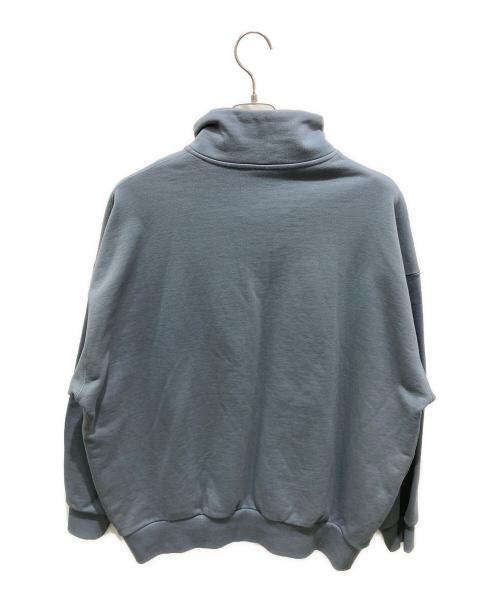KEBOZ（ケボズ）KEBOZ (ケボズ) SMALL EFG SNAP BUTTON SWEAT PULLOVER ブルー サイズ:Ｌの古着・服飾アイテム