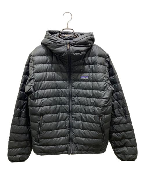 Patagonia（パタゴニア）Patagonia (パタゴニア) ダウンセーターフルジップフーディ ブラック サイズ:Sの古着・服飾アイテム