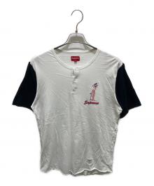 SUPREME（シュプリーム）の古着「Pink Panther Henley」｜ホワイト×ブラック