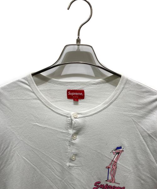 SUPREME（シュプリーム）SUPREME (シュプリーム) Pink Panther Henley ホワイト×ブラック サイズ:Ｓの古着・服飾アイテム