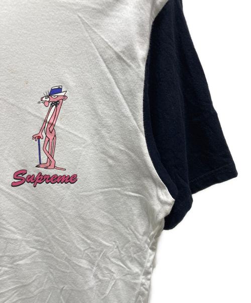 SUPREME（シュプリーム）SUPREME (シュプリーム) Pink Panther Henley ホワイト×ブラック サイズ:Ｓの古着・服飾アイテム