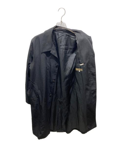 Y's for men（ワイズフォーメン）Y's for men (ワイズフォーメン) ウールギャバジンコート ブラック サイズ:4の古着・服飾アイテム