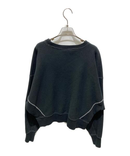holiday（ホリデー）holiday (ホリデー) Champion REVERSE WEAVE (チャンピオン リバース ウィーブ) JOURNAL STANDARD (ジャーナルスタンダード) ショート丈スウェット ブラック サイズ:Ｍの古着・服飾アイテム