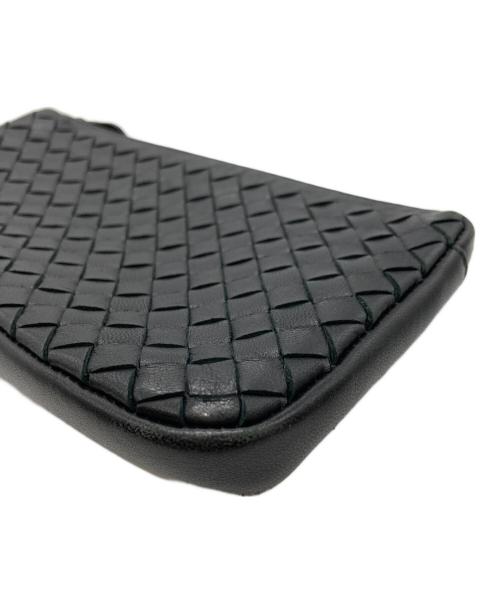 BOTTEGA VENETA（ボッテガベネタ）BOTTEGA VENETA (ボッテガベネタ) レザーポーチ ブラックの古着・服飾アイテム