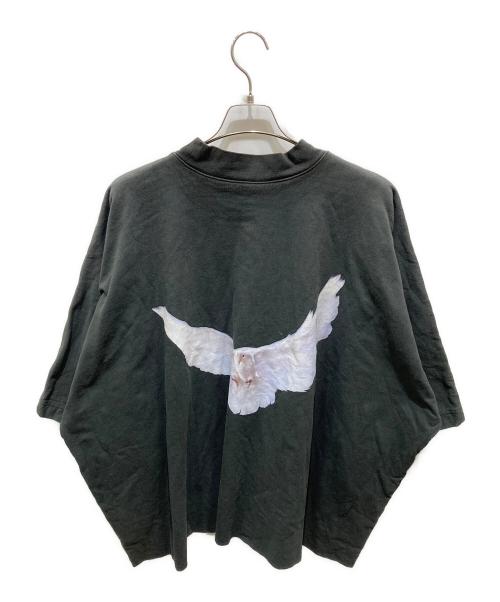 yeezy gap（イージーギャップ）yeezy gap (イージーギャップ) BALENCIAGA (バレンシアガ) Dove Sleeve Tee ブラック サイズ:XXLの古着・服飾アイテム