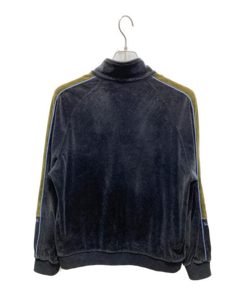 SUPREME（シュプリーム）Supreme (シュプリーム) Velour Track Jacket ブラック サイズ:Mの古着・服飾アイテム