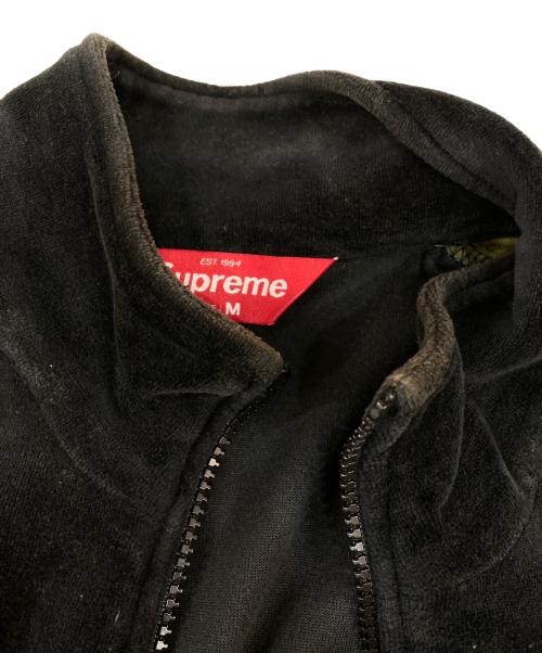 SUPREME（シュプリーム）Supreme (シュプリーム) Velour Track Jacket ブラック サイズ:Mの古着・服飾アイテム