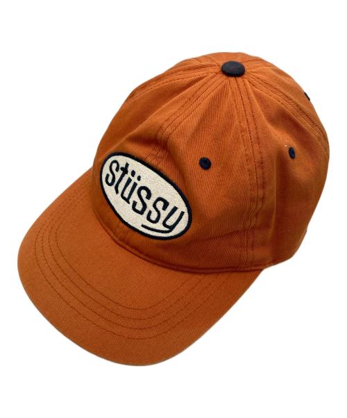 stussy（ステューシー）stussy (ステューシー) キャップ オレンジの古着・服飾アイテム