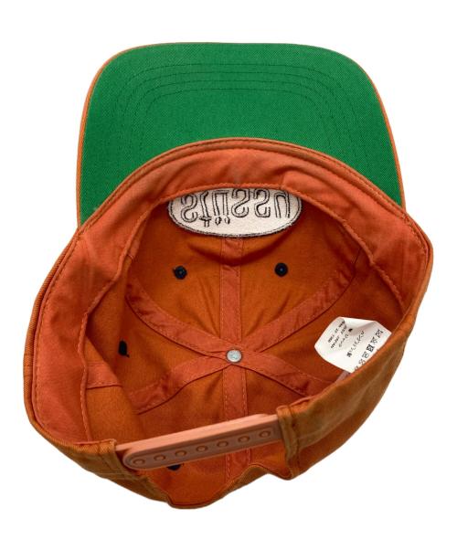 stussy（ステューシー）stussy (ステューシー) キャップ オレンジの古着・服飾アイテム