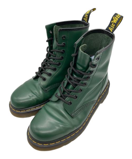 Dr.Martens（ドクターマーチン）Dr.Martens (ドクターマーチン) 8ホールブーツ グリーン サイズ:UK5の古着・服飾アイテム