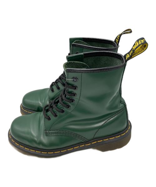 Dr.Martens（ドクターマーチン）Dr.Martens (ドクターマーチン) 8ホールブーツ グリーン サイズ:UK5の古着・服飾アイテム