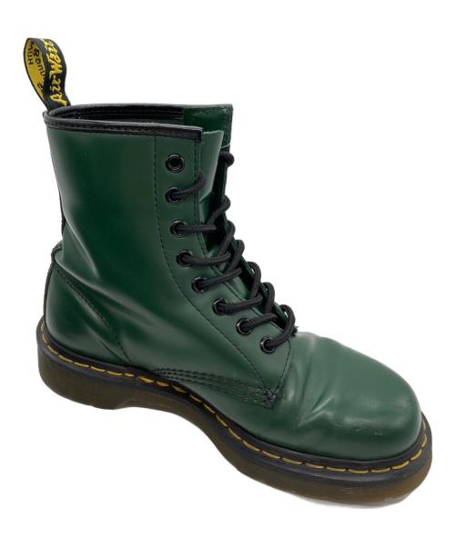 Dr.Martens（ドクターマーチン）Dr.Martens (ドクターマーチン) 8ホールブーツ グリーン サイズ:UK5の古着・服飾アイテム