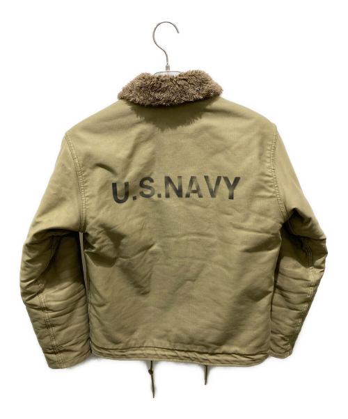 HOUSTON（ヒューストン）HOUSTON (ヒューストン) BLUE PORT (ブルーポート) N1デッキジャケット 21 サイズ:38の古着・服飾アイテム