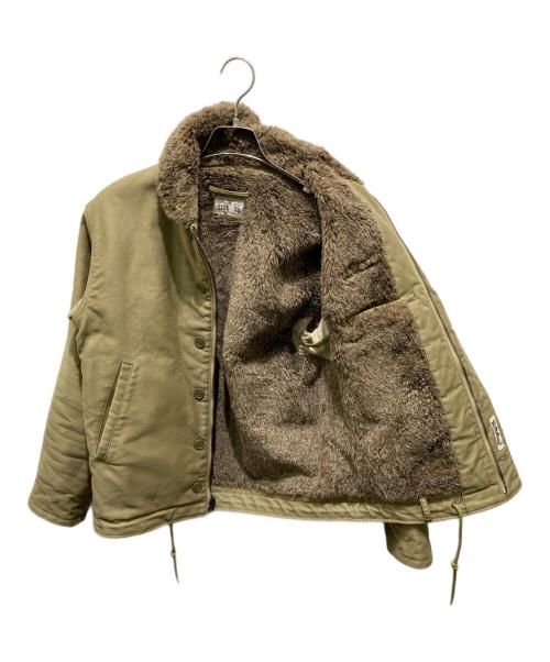 HOUSTON（ヒューストン）HOUSTON (ヒューストン) BLUE PORT (ブルーポート) N1デッキジャケット 21 サイズ:38の古着・服飾アイテム