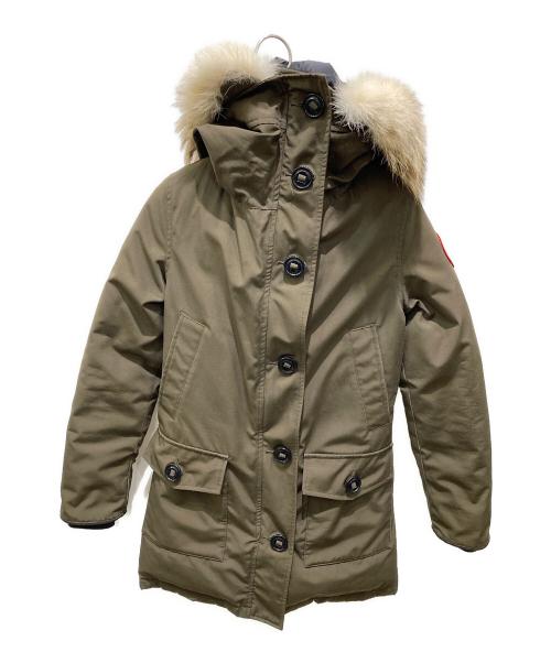 CANADA GOOSE（カナダグース）CANADA GOOSE (カナダグース) BRONTE PARKA カーキ サイズ:Sの古着・服飾アイテム