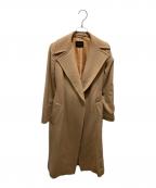 TOMORROW LAND collectionトゥモローランドコレクション）の古着「カシミヤロングコート」｜ベージュ