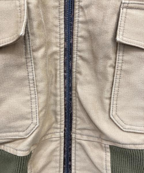 AVIREX（アヴィレックス）AVIREX (アヴィレックス) G-1ブラックエイセスフライトジャケット ベージュ サイズ:Lの古着・服飾アイテム