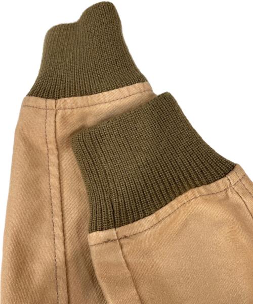 AVIREX（アヴィレックス）AVIREX (アヴィレックス) G-1ブラックエイセスフライトジャケット ベージュ サイズ:Lの古着・服飾アイテム